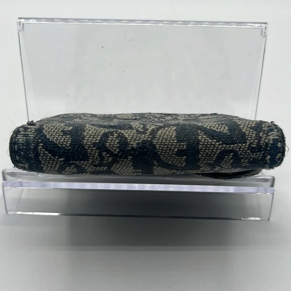 Dior Monogram Canvas Fabric Wallet